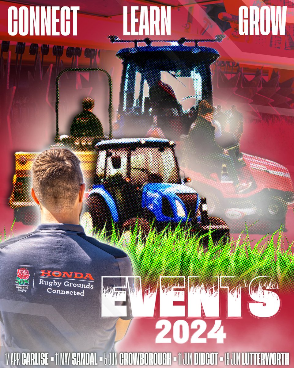 🚜𝐇𝐑𝐆𝐂 𝐄𝐕𝐄𝐍𝐓𝐒 𝟐𝟎𝟐𝟒🌱

𝘾𝙊𝙉𝙉𝙀𝘾𝙏 with others across the rugby grounds industry, 𝙇𝙀𝘼𝙍𝙉 from the industry best and 𝙂𝙍𝙊𝙒 your knowledge and confidence.

Book your FREE place today
💻 tinyurl.com/ys8lp7ss

#HRGCEvents24