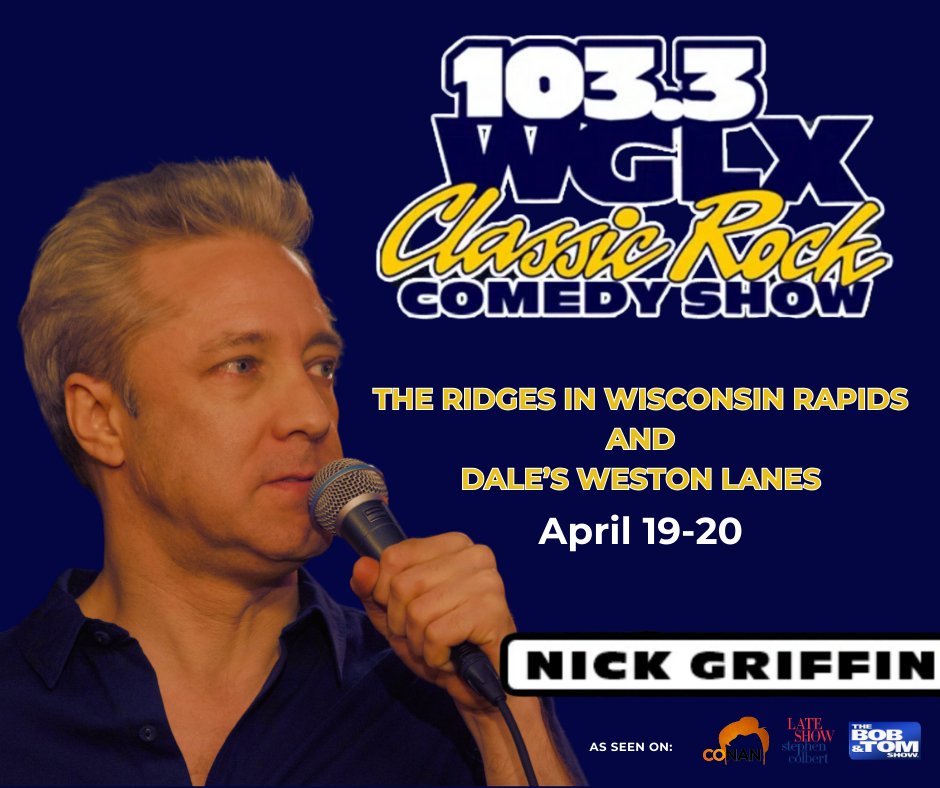 Tickets are now available for the 103.3 WGLX Classic Rock Comedy Show with Henry Phillips and me. wglx.com/wglx-comedy-sh…