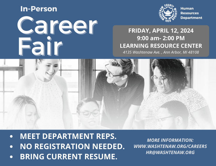 Washtenaw County Human Resources to Host In-Person Career Fair dlvr.it/T3zVRQ