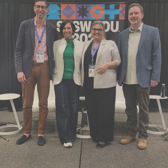 Last week our Director of Programs headed to #SXSWEDU to share about the Hybrid Advising Co-op. The panel, 'Advising for PS Access: Powered by AI + Human Intelligence,' also featured presenters from @AdvisingCorps, @edstrategygroup, and @BeneDataTrust. Thanks to the attendees!