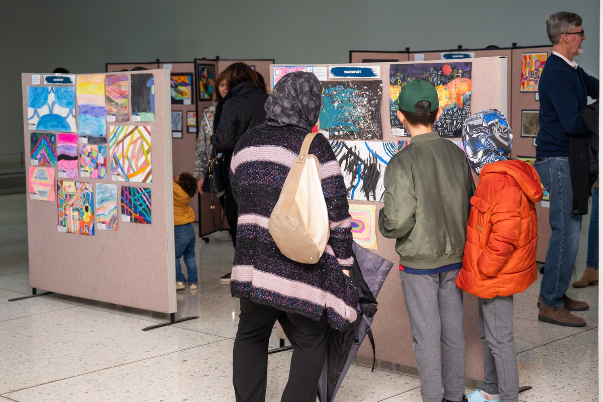 Last week, the #CapitalRegion community came together for the opening reception of the Empire State Plaza Art Collection K-8 Student Art Exhibit! Congratulations to all the young #artists and to @nysARTeach on another eclectic exhibit! Plan a visit: on.ny.gov/4cedW2X