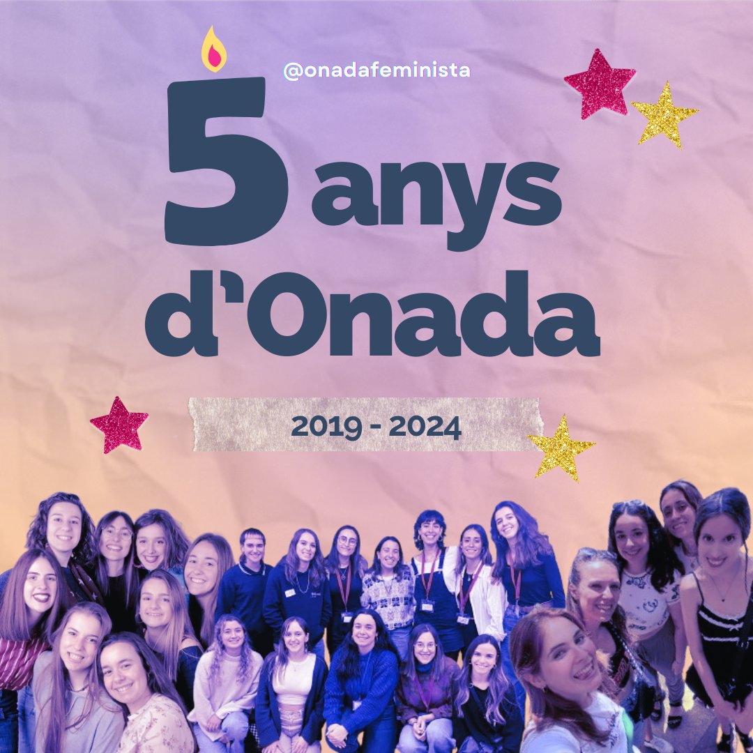 🎂Avui és el nostre aniversari 🎂

Onada Feminista fa 5 anys i volem aprofitar l'oportunitat per agrair a totes les que heu participat i heu cregut en el projecte. 

Per moltíssims anys més 💜