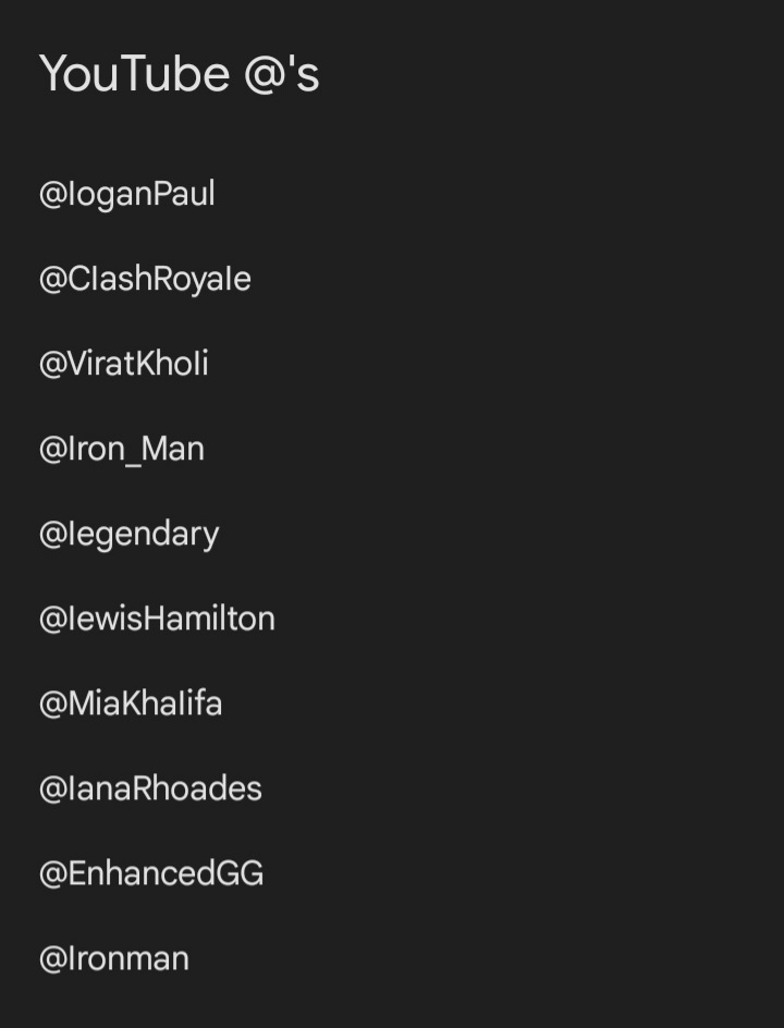BeIuga1000's tweet photo. I'm selling these YouTube @'s https://t.co/KfDyBYO3fK