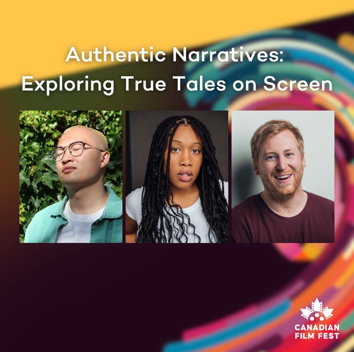 CanFilmFest's tweet photo. 1:15 pm 
Panel: Making Your Soundtrack Sing

2:30 pm
Cheers &amp; Chats: Authentic Narratives, Exploring True Tales on Screen https://t.co/02eglYC5mu