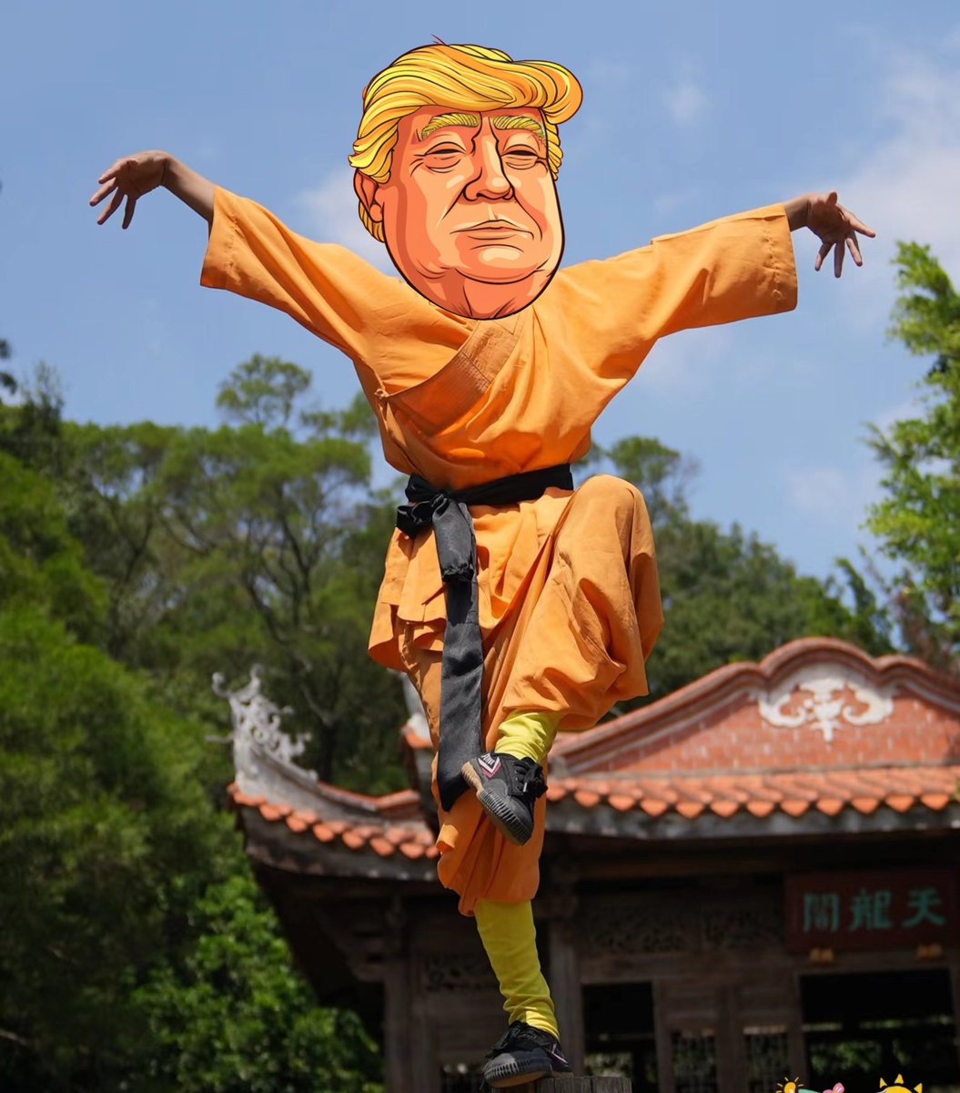 <a href="/ChadCaff/">Caff</a> $CHRUMP getting set for a kung-fu chart smashing session.

#MakeWuhanGreatAgain
