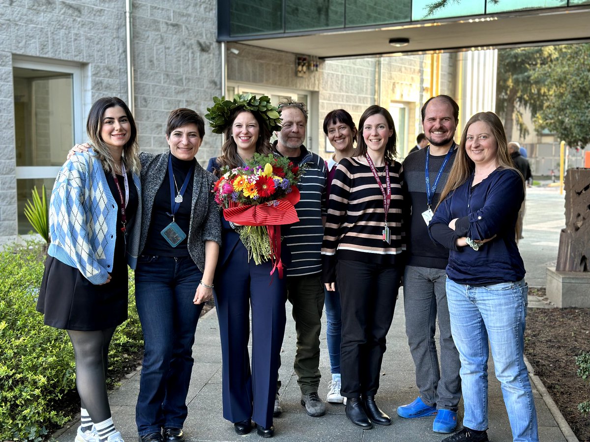 CiminaleLab's tweet photo. Congrats Irene! There is a new Ph.D. in town! Proud of you! https://t.co/B2TcftcQNg