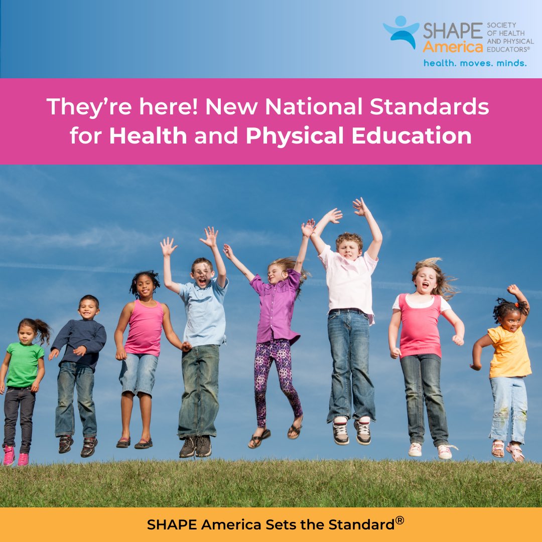We are so excited to share the new National Standards for Health and Physical Education #SHAPECleveland 😃 👇👇👇 shapeamerica.org/MemberPortal/s…