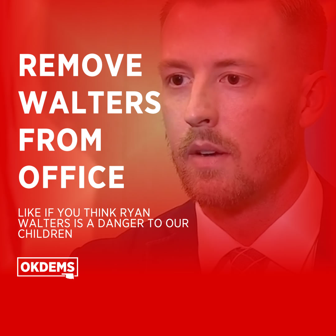 Like if you think Ryan Walters is a danger to our children!