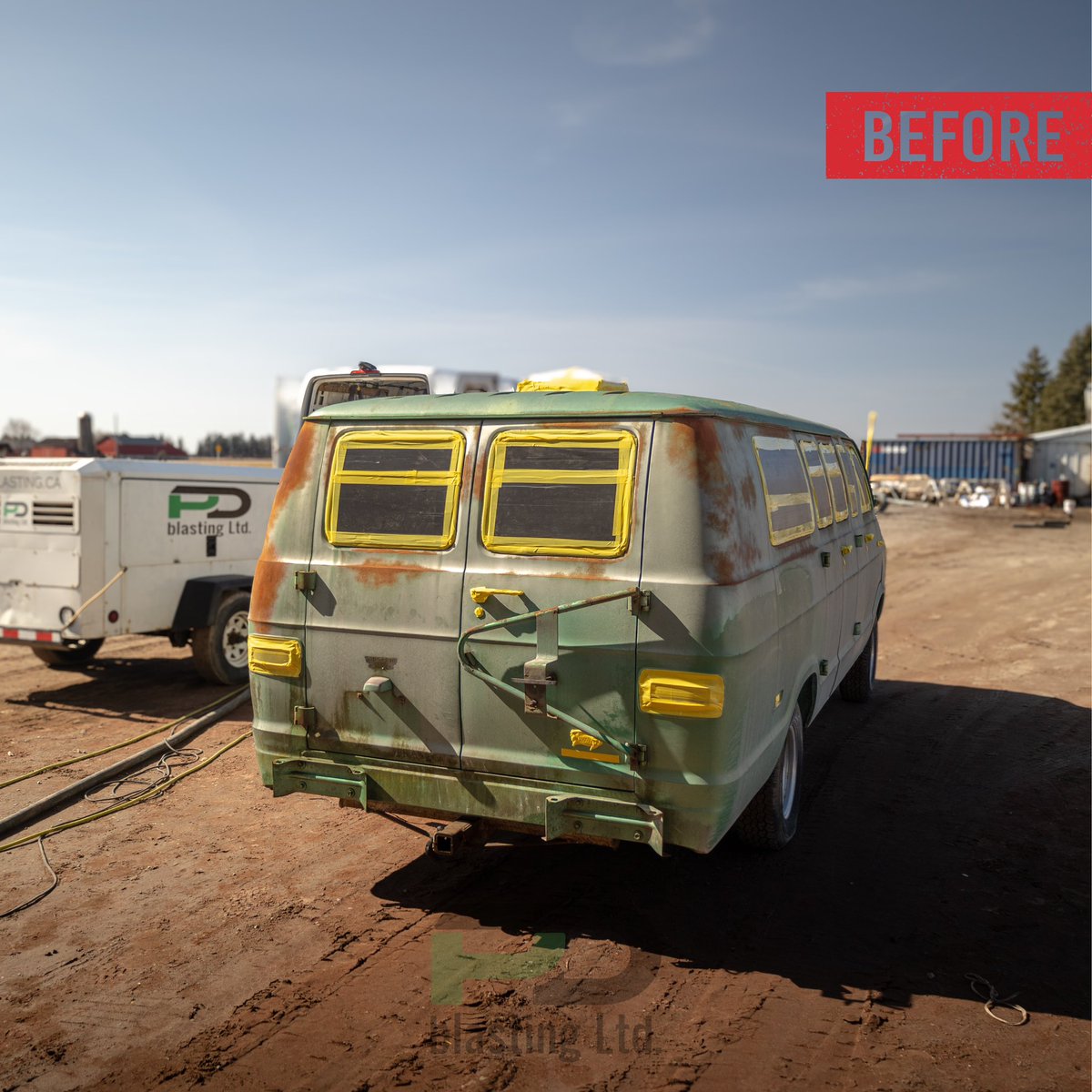 pdblasting's tweet image. Fargo Sportsman, before and after blasting. 

The attention to detail allows us to blast all projects with care to prevent warping the panels. Let our teams prep your project so you can get it coated. 
-
-
-

#poblasting #consider #considerpdblasting #mediablasting #sandblasting