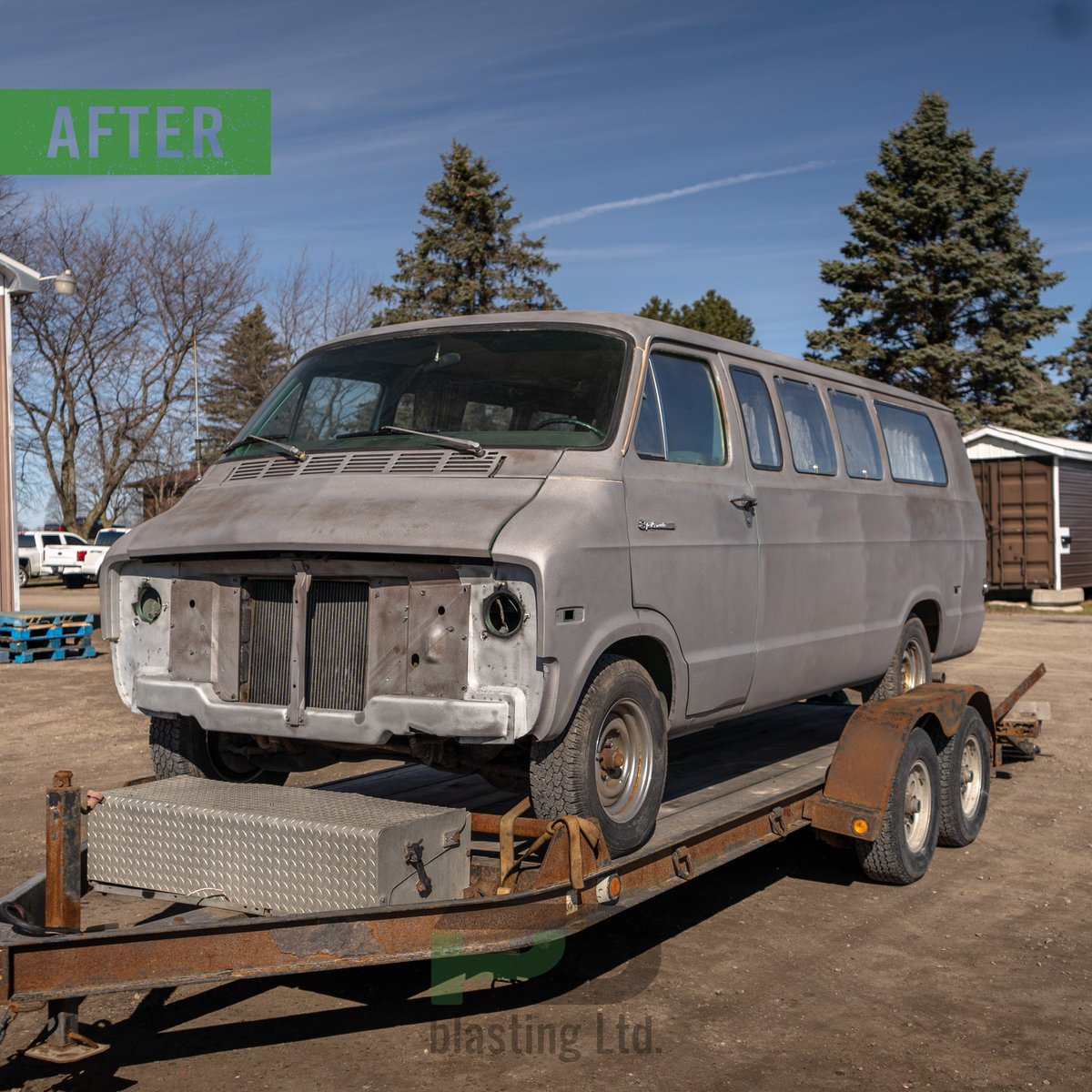 pdblasting's tweet image. Fargo Sportsman, before and after blasting. 

The attention to detail allows us to blast all projects with care to prevent warping the panels. Let our teams prep your project so you can get it coated. 
-
-
-

#poblasting #consider #considerpdblasting #mediablasting #sandblasting