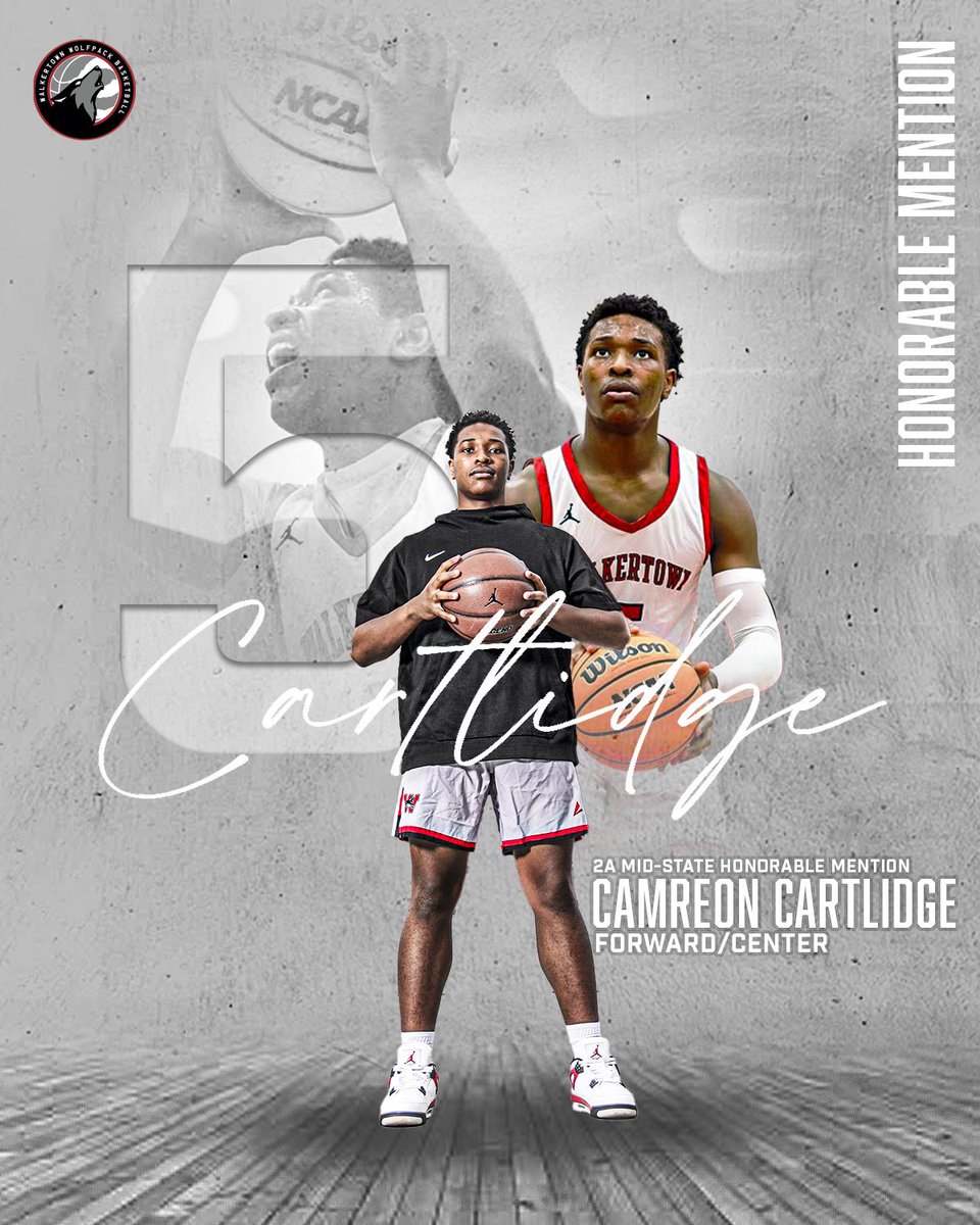 Congrats to @CamCartlidge9 for being selected to Mid-State 2A Honorable Mention. 🐺