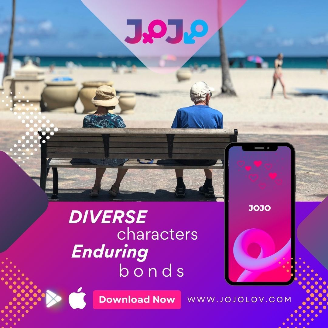 Discover a multitude of characters with unique stories that will resonate with you.

Explore More!
jojolov.com 

#LoveHasNoLimits #LoveKnowsNoAge #SeriousRelationships #CommittedRelationships