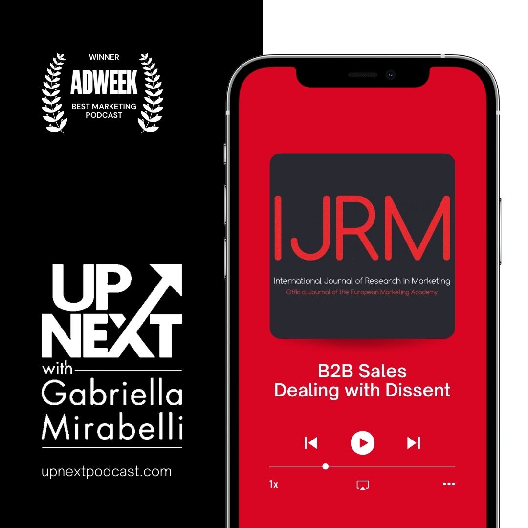 Jeff Johnson, Ph.D., associate professor of marketing at Bloch appeared on UpNext with Gabriella Mirabelli to talk about his research piece in the International Journal of Research in Marketing. LISTEN: upnextpodcast.com/episodes/305