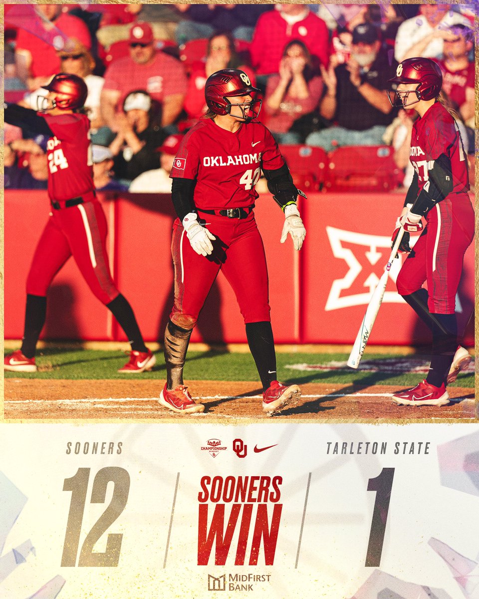 OU_Softball's tweet photo. 🧹🧹

#ChampionshipMindset https://t.co/h2TJ9JQcy2