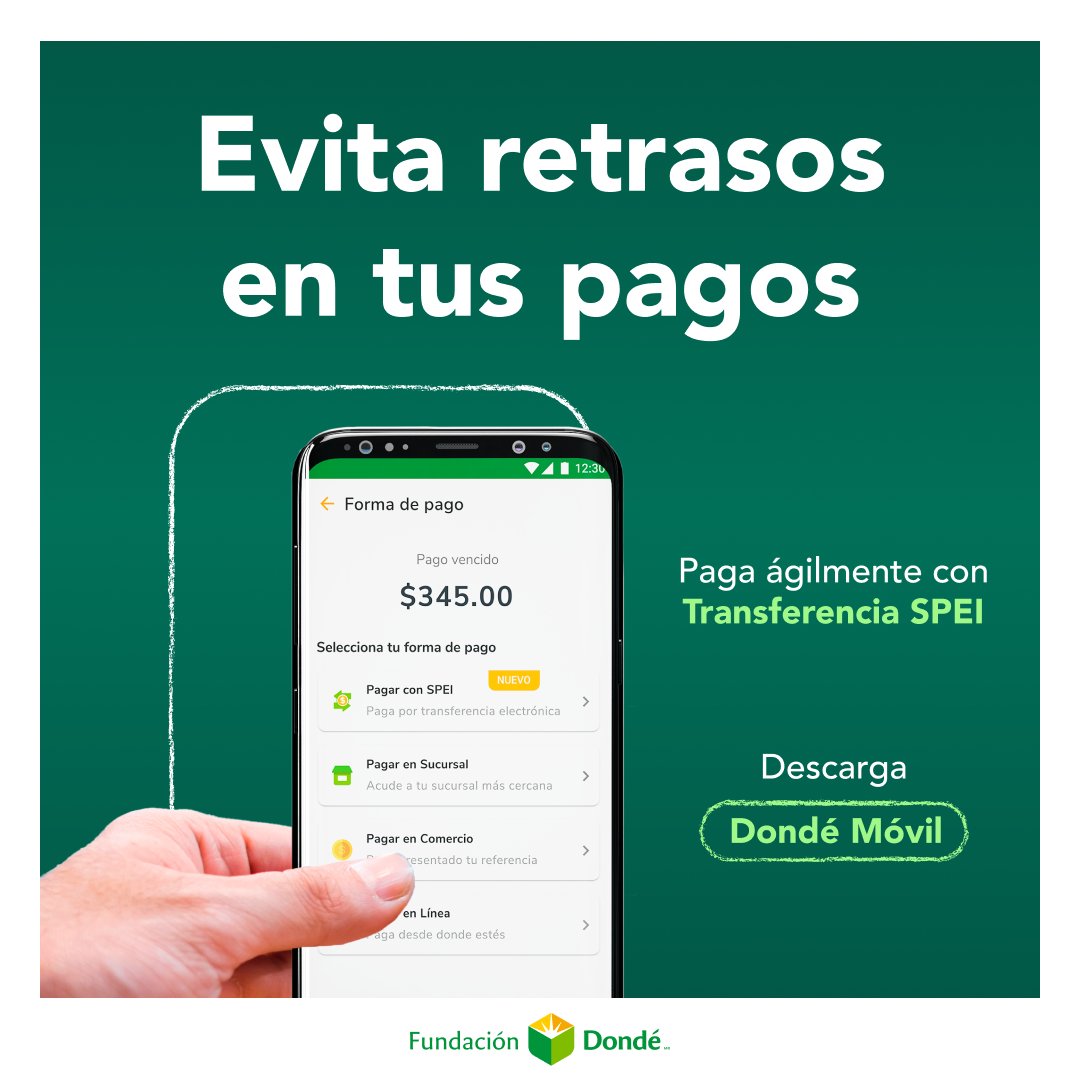 dondeempenos's tweet photo. 💡¿Ya conoces la nueva forma de pagar tus refrendos? ¡Dondé Móvil te lo pone sencillo! 🙌💰 Hazlo a través de transferencia SPEI desde tu banca en línea y paga a tiempo. Conoce más en #DondéMóvil. 📱✅​https://t.co/GUPwrgrK1t https://t.co/zvVExtlfr3
