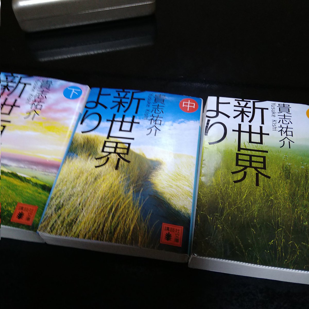 Em5Pw4's tweet photo. 読破したぜ~。ボリュームあるけど、けっこうスラスラ読めたかな。まず設定からして面白いよね。
満足度は高く、余韻に浸り中 https://t.co/J8Fj5ZFAVH