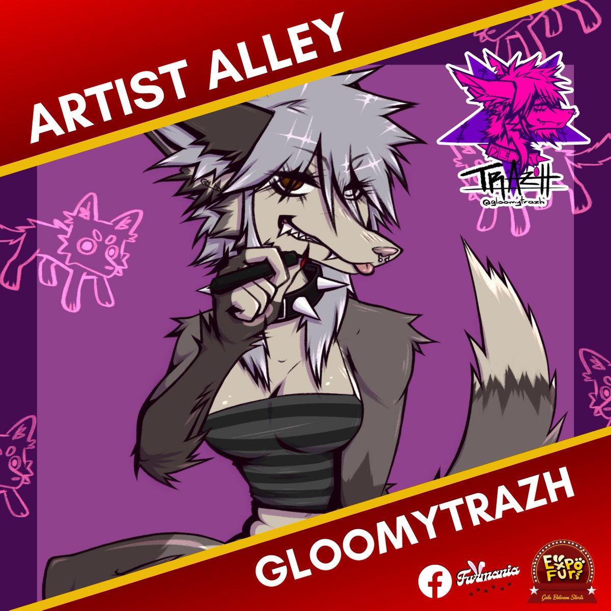 expofur's tweet image. Continuamos con nuestros expositores que estaran presentes esta expofur 2024 y es turno de gloomyrazh
Gloomytrazh es una persona que gusta mucho de los cómics, de la pintura, el dibujo, los videojuegos, el diseño y de hacer blogs
redes aqui: linktr.ee/gloomytrazh