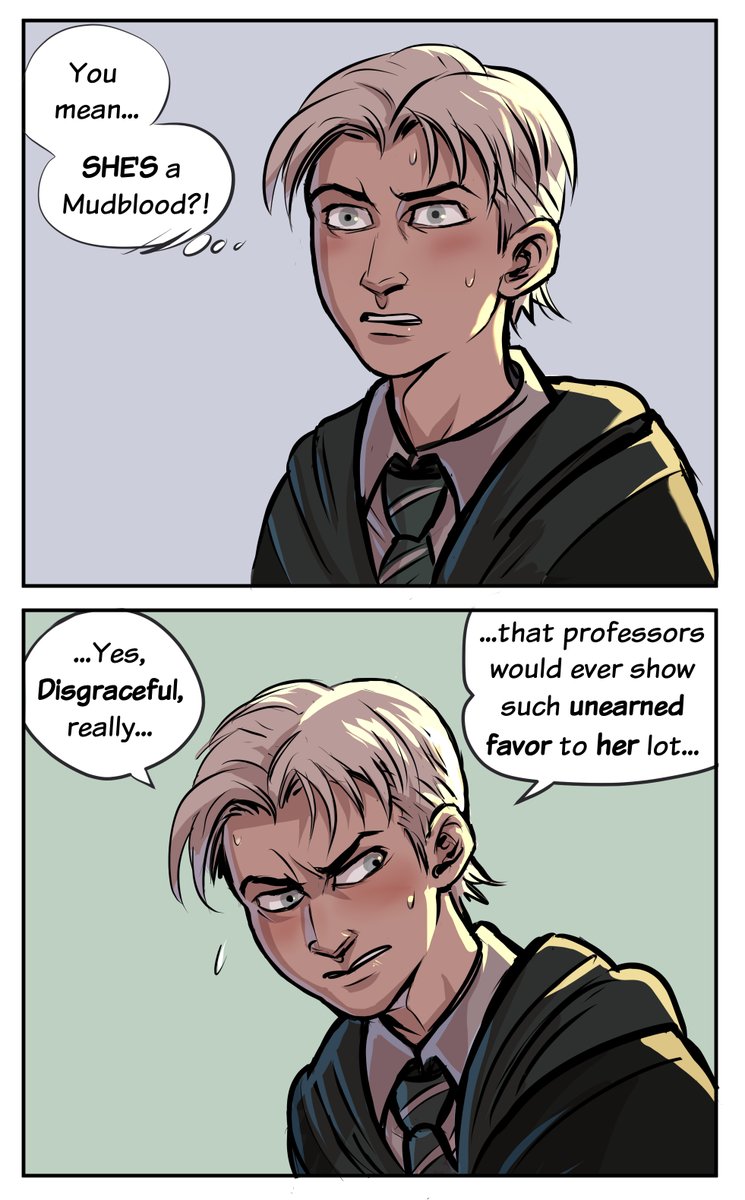 no its not like I had a crush on the cleverist witch in the entire school or anything no nope no #dramione