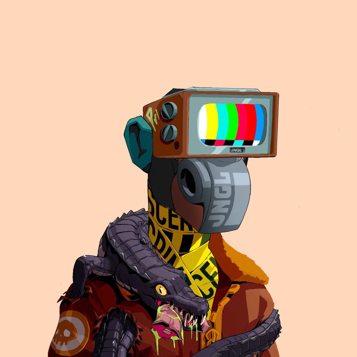 Which Jacket looks better on my #PriTV <a href="/Primatesnft/">Primates🌿</a> 👀 thankfully enough he has 4 to choose from now <a href="/PACmates/">PAC</a> #apes #APE #APENFT