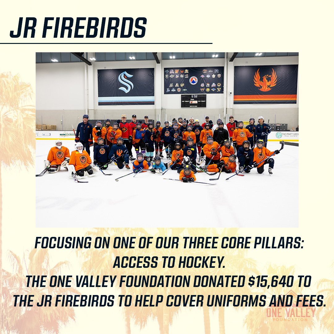 OneValleyFDN's tweet photo. helping local hockey programs one glove and stick at a time 🧡  #OneValley #OneTeam #CVFirebirds #OneValleyFoundation

@Firebirds https://t.co/cYtCqqUpfq