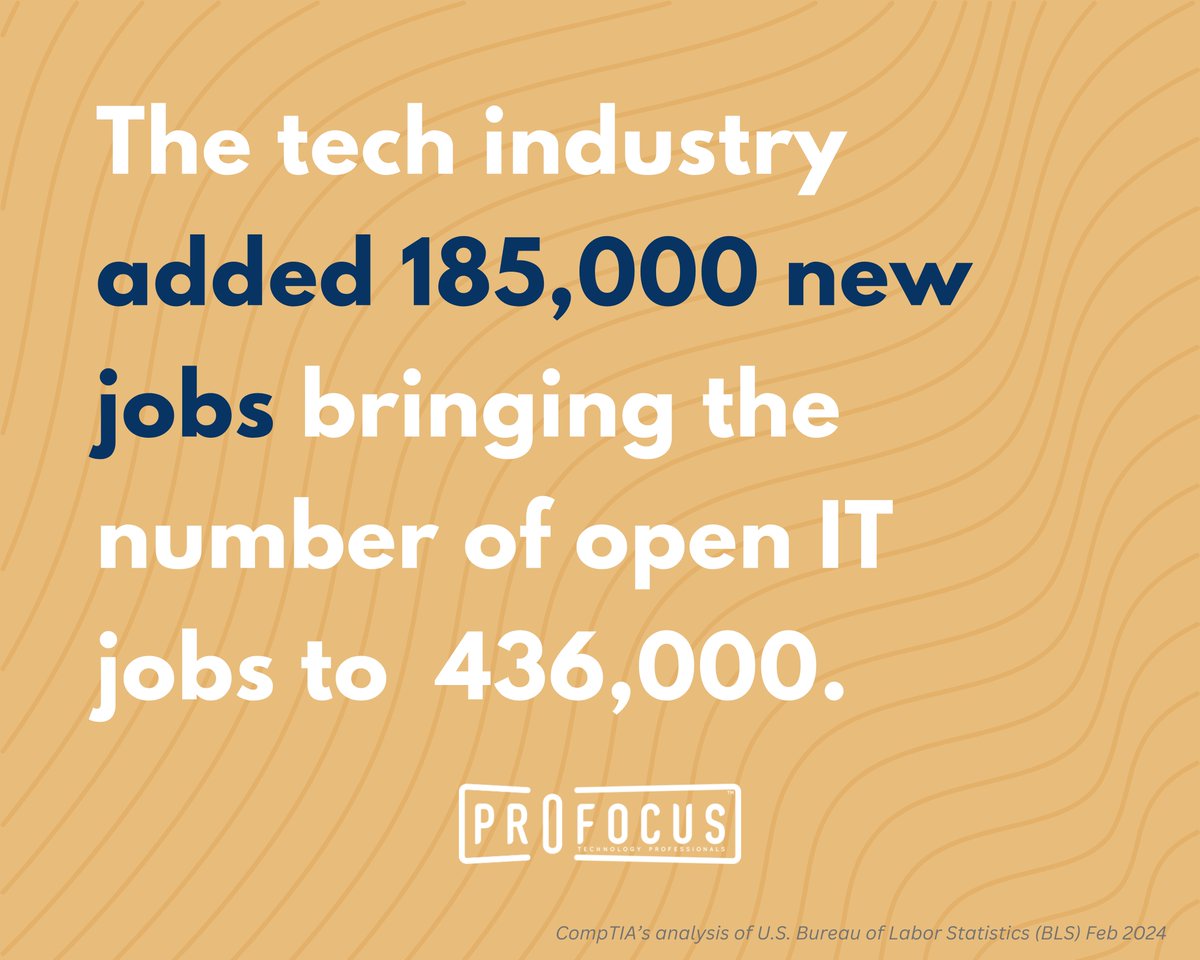 ProFocusTech's tweet image. Exploring the connection between hiring trends, market events, and the latest tech employment insights from the BLS&apos;s February 2024 report. 📊 #MarketAnalysis #TechEmployment