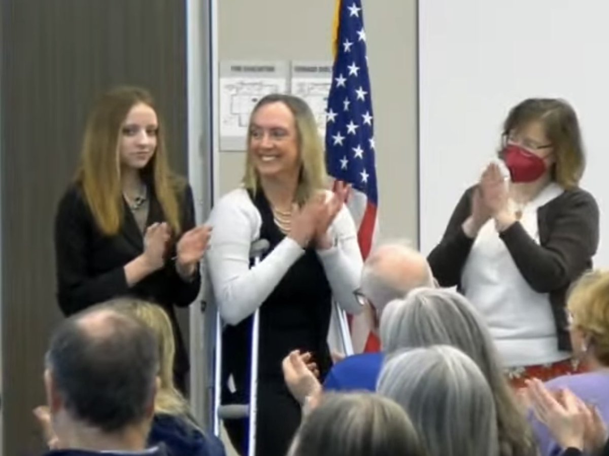 mrscolemanmhs's tweet photo. My husband Jason and I are so grateful to the Mentor Board of Education for recognizing Ellie tonight for an outstanding first season and her strong finish at the OSDA State Tournament! We can’t wait to see what the next three years bring on the @MHSspeechndeb8 team! https://t.co/udrtwi1AZz
