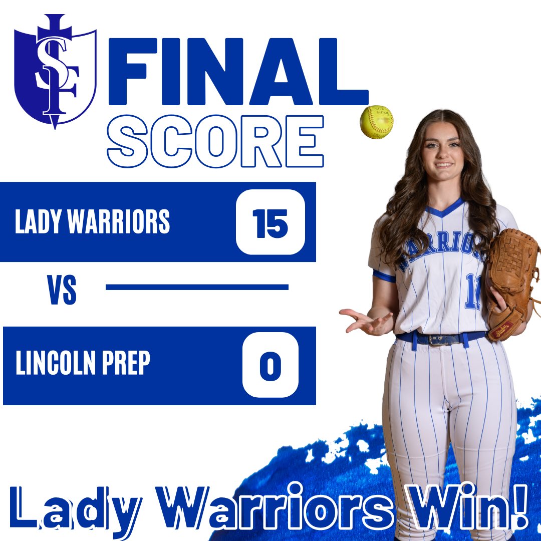 sfhs_warriors's tweet photo. Lady Warriors Win! We are Warrior Proud! #SFWarriors #SFSoftball #beawarrior https://t.co/uyPu1s7c8m