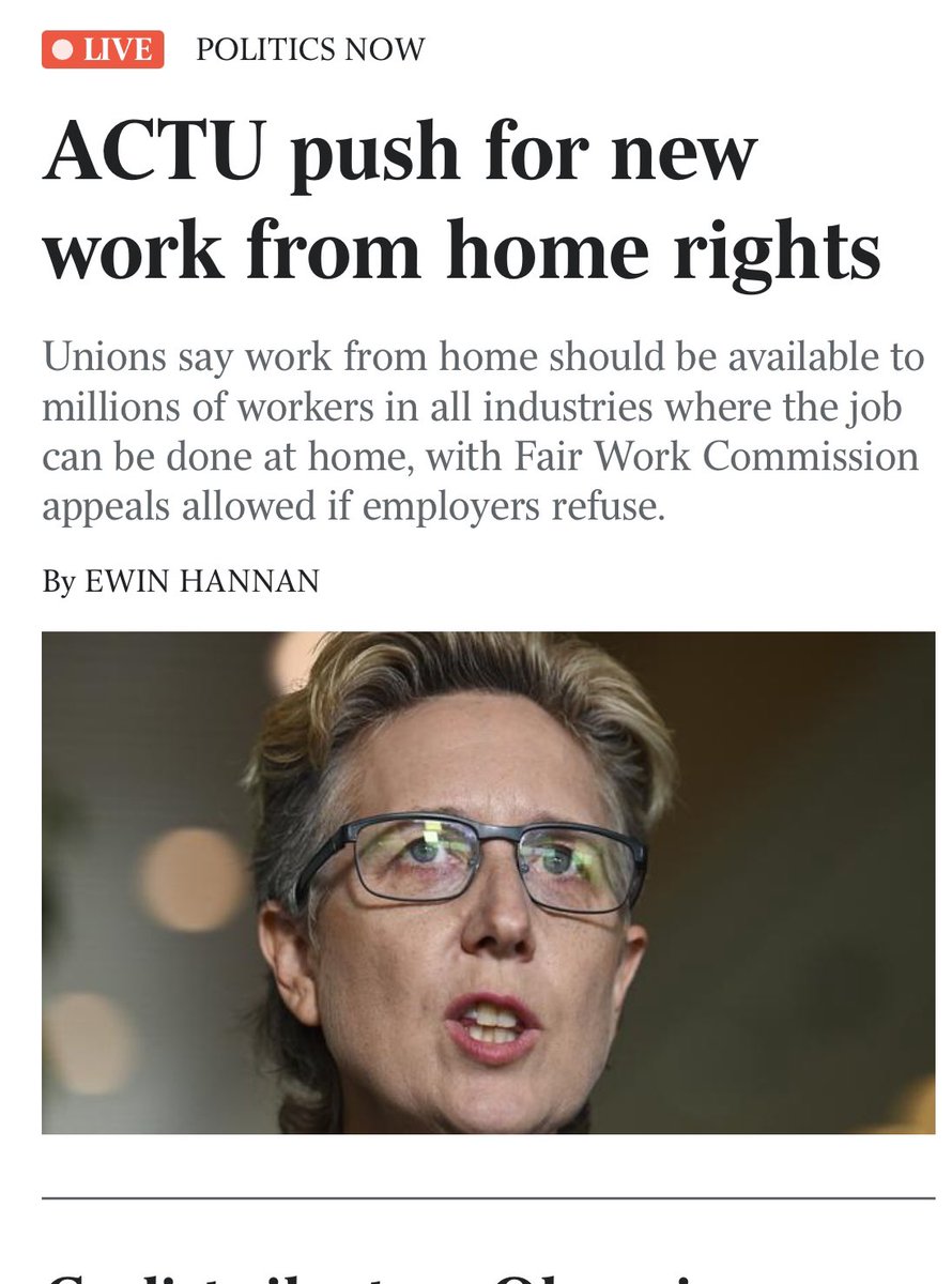 JohnnyTheScot's tweet photo. Sally McManus says if public servants can work from home, the same should apply to bricklayers. She proposes that walls be assembled at home and shipped to building sites in 20 ton sections. 
There is nothing which can't be done at home if you try hard enough. 😂
#JokeNation https://t.co/ktiizYjmA5