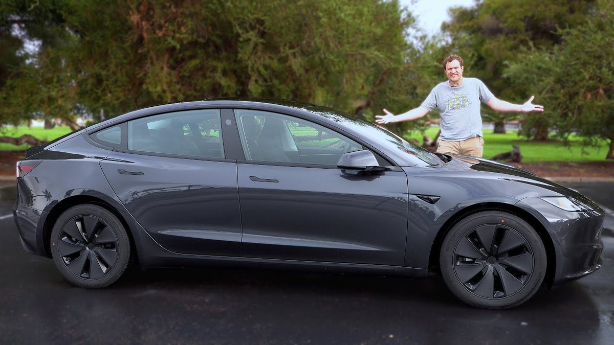 The new 2024 Tesla Model 3 is the greatest appliance ever made -- the best Point A to Point B vehicle on the planet. Here's my full review explaining why: youtube.com/watch?v=aqYKMc…