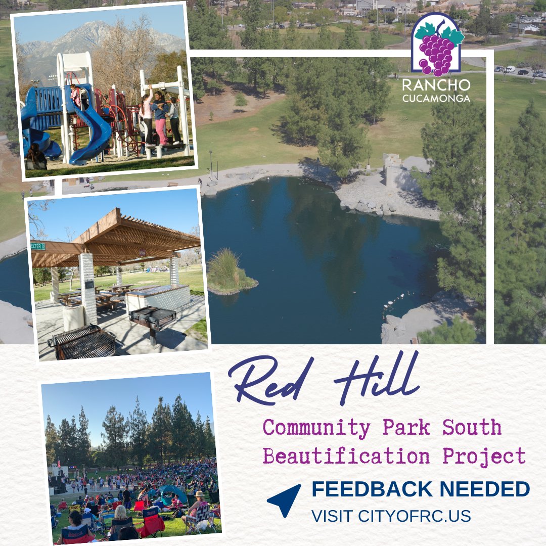 The City is embarking on a Beautification Project for the southern portion to enhance future operations and align the evolving needs of our community. 

Your feedback plays a pivotal role in making well-informed decisions, please share your input at publicinput.com/redhill24.