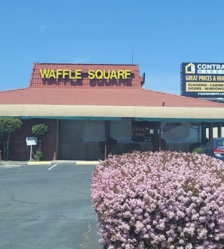 I’m at WAFFLE SQUARF do y’all want anything