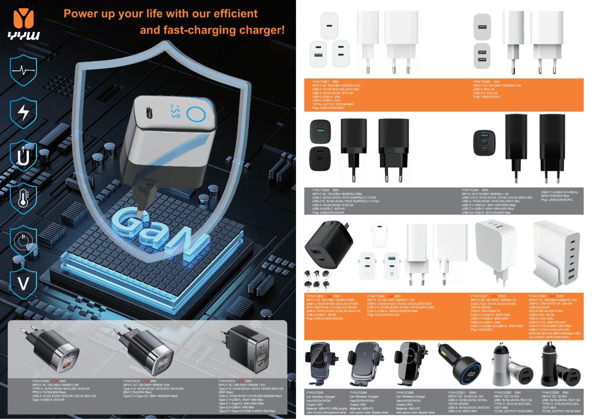 Hello,Everyone! We are a USB cable/Charger / Wireless Charger/Earphone/Headphone Manufacturer in china with more than 20 years export experiences with certificates.
Company : Shenzhen YYW Tech. Co., Ltd.
Mail: lena@yyw.cn
Tel: +86-13265698687
Web: yyw3c.com