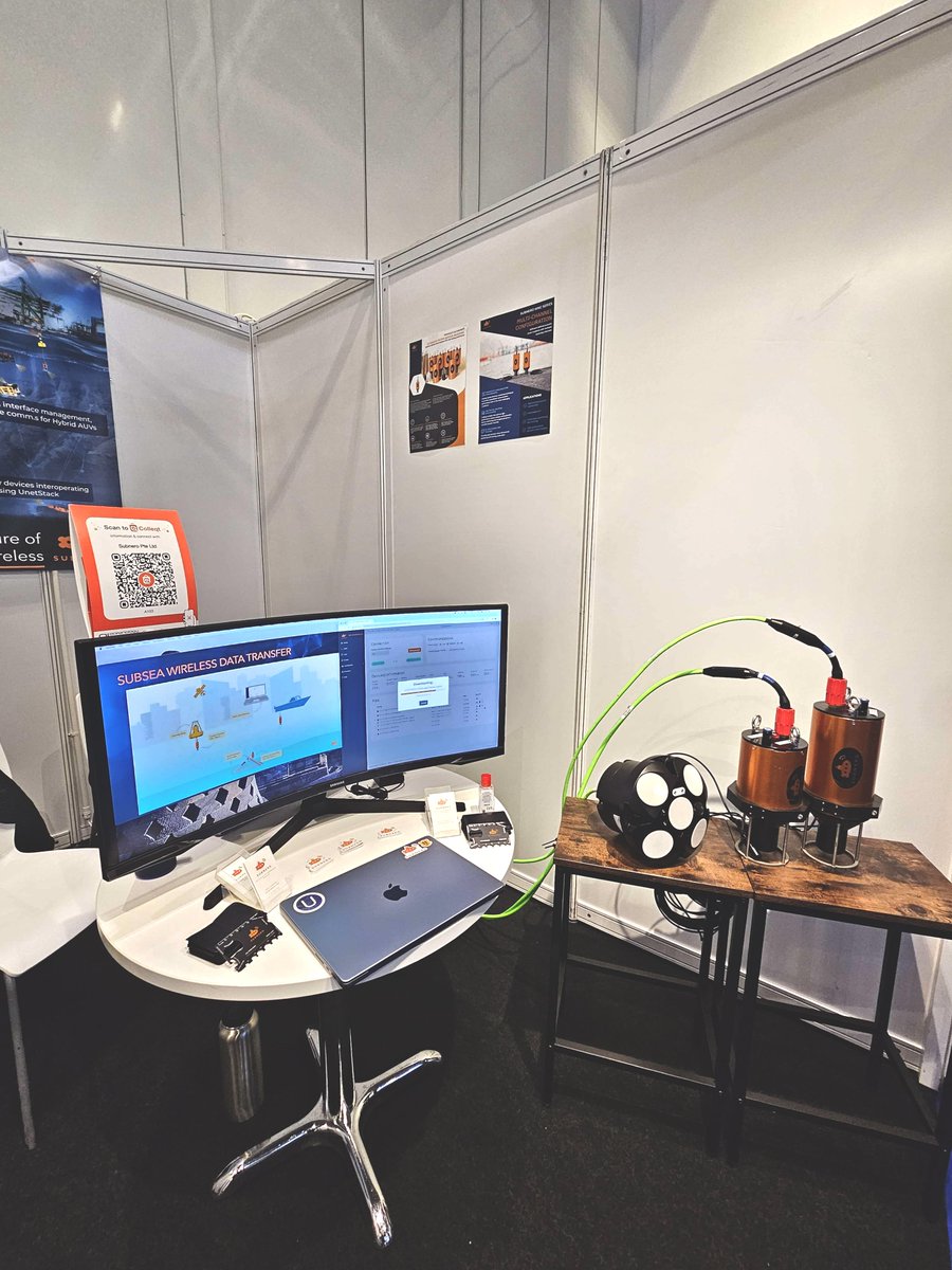 The show is off to a great start here at #OI2024. Drop by our booth A103 to find out more about the #latest addition to our product lineup: the S40H series! Designed for high-speed large payload data transfer applications, the #S40H unlocks new possibilities in underwater comms.