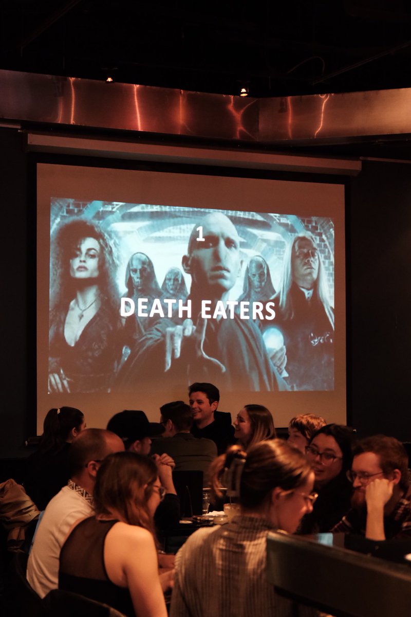 thepilot_to's tweet photo. A packed house for Harry Potter #Trivia at The Pilot!
•
Join us every #Tuesday night for Big Bad Trivia at The Pilot hosted by @qetrivia
•
Free trivia + #food and #drink #specials!
•
•
#thepilot #toronto #yorkville #torontotrivia #trivianight #popculture #thingstodotoronto https://t.co/EaeciudJnk