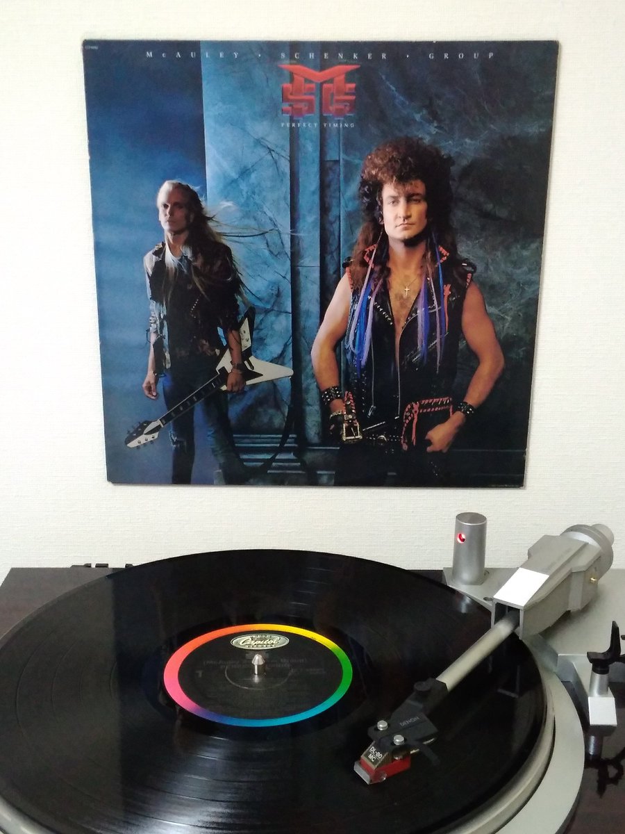 McAuley Schenker Group - Perfect Timing (1987) 
#nowspinning #NowPlaying️ #アナログレコード
#vinylrecords #vinylcommunity #vinylcollection 
#hardrock #glammetal 
#McAuleySchenkerGroup #michaelschenker #robinmcauley