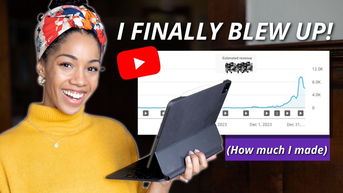 I knew I wanted to make a 'how much YT paid me' video long before I ever got monetized, but I wanted it to feel a bit different.

And thanks to the generosity of 
@imkofiyeboah @Keltieoconnor @DownieLive  @itsdanielleryan @missmikaylag @TheJennJackson I think it worked out. 💜