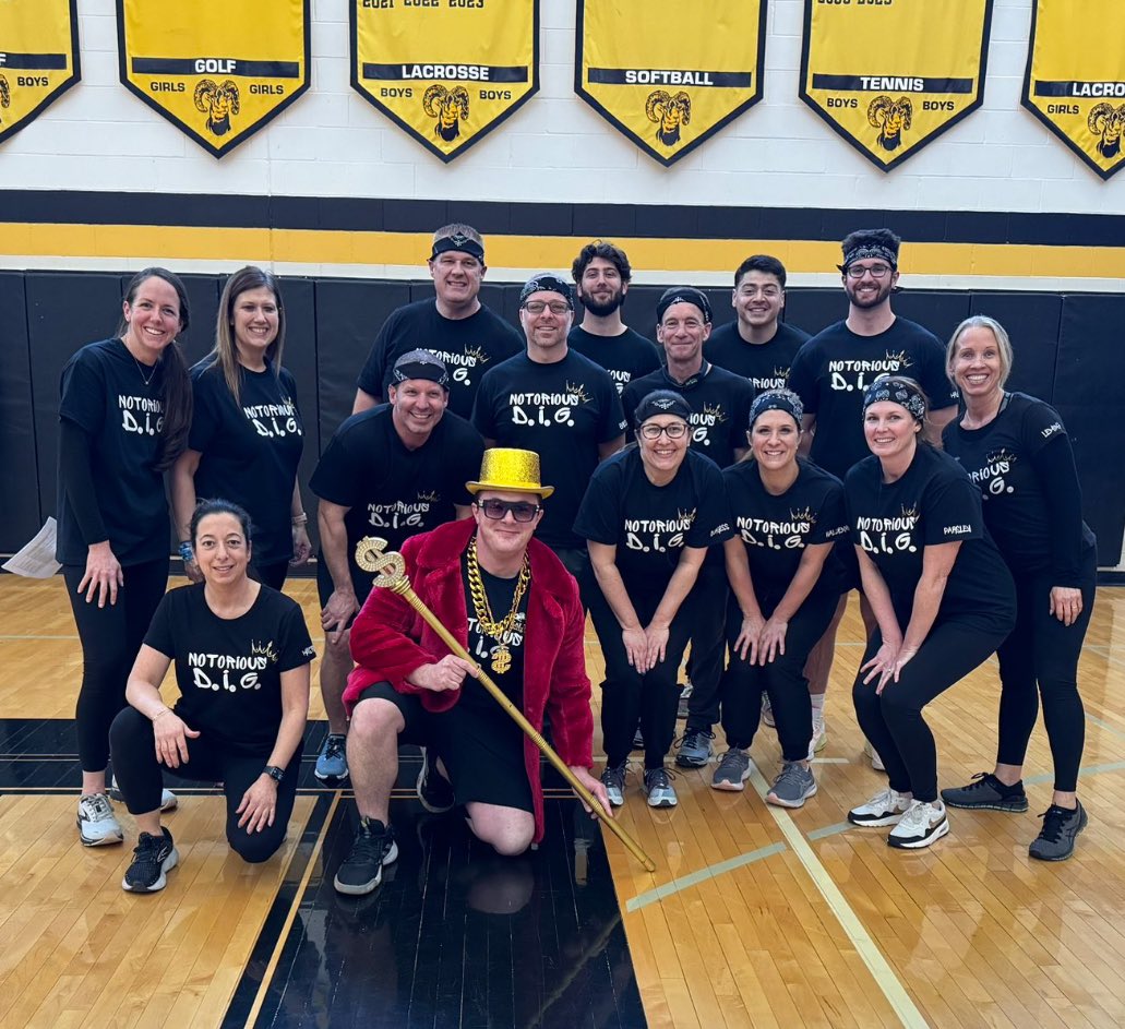 Tbrez3's tweet photo. Congratulations to the Notorious DIG, volleyball champs! Such a great turnout and event. You can tell the students absolutely loved tonight by all the screams and cheers for their teachers and bus drivers!  Thank you to the PTO for an amazing night! @StaffordTwpEd @gchidiac211 https://t.co/uasmaQMSY8