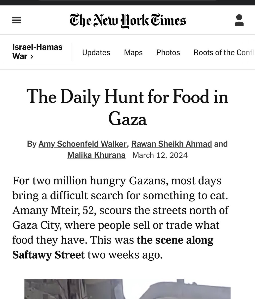 Human Rights Watch: Israel is using starvation as a weapon of war EU Chief: Israel is using starvation as a weapon in Gaza UN Experts: Israel is deliberately starving Palestinians in Gaza Western media: Gazans go hungry, hunt for food, sad times