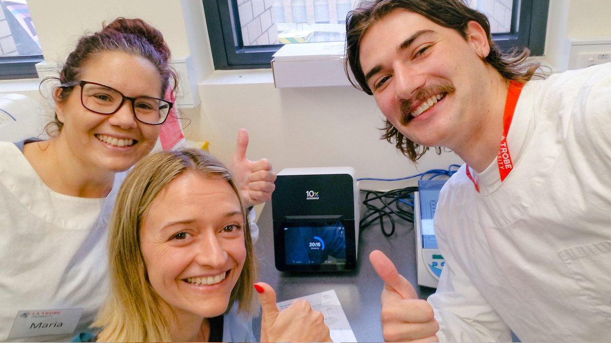 Exciting day in the lab today, making progress with our @CAD_Frontiers research and using our @10xGenomics #CytAssist for the first time!!! Thank you to the @IanPotterFdn and @heartfoundation for funding this cutting-edge research!