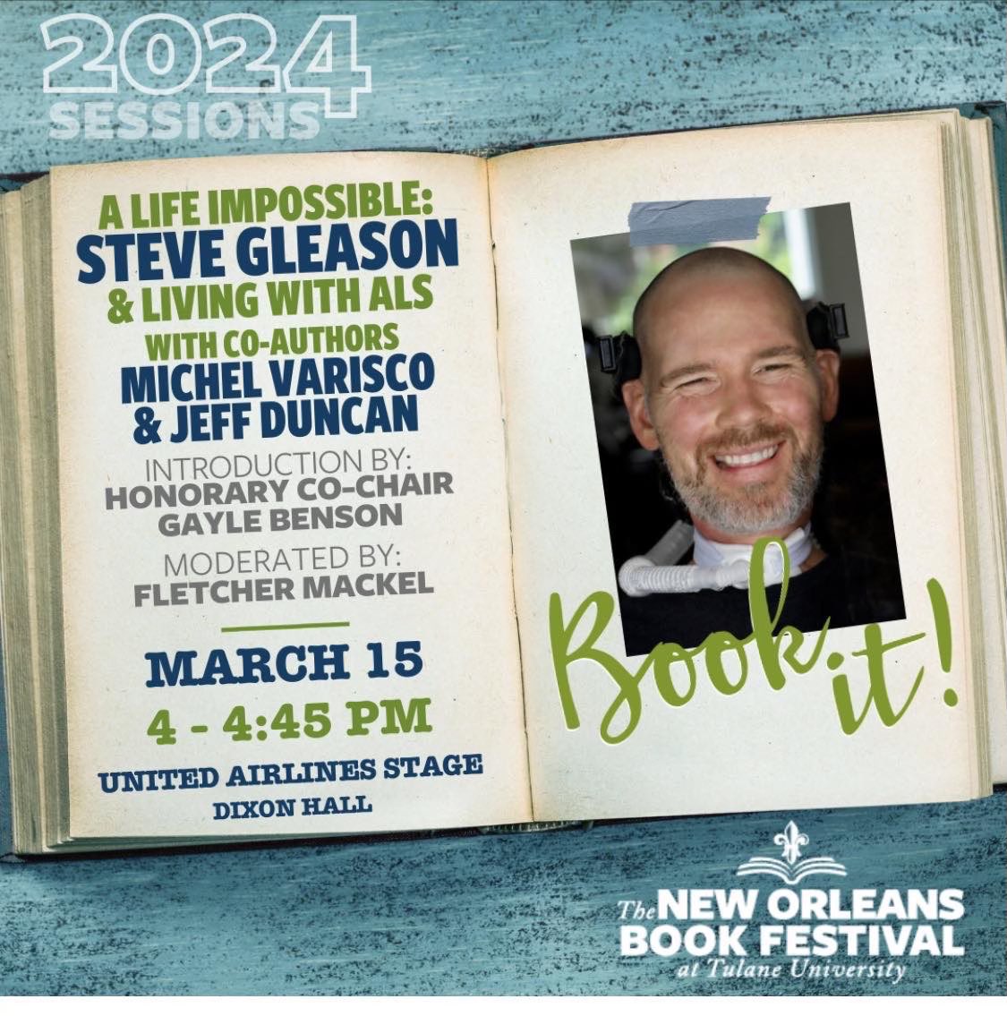 I’ll be at Tulane @nolabookfest this Friday 3/15 at 4pm to read from my upcoming book, A Life Impossible. Speaking of impossible, if you haven’t ordered your copy, we’d like to reach 370 new book orders by Friday night! Order yours now bit.ly/3Pix3Pt