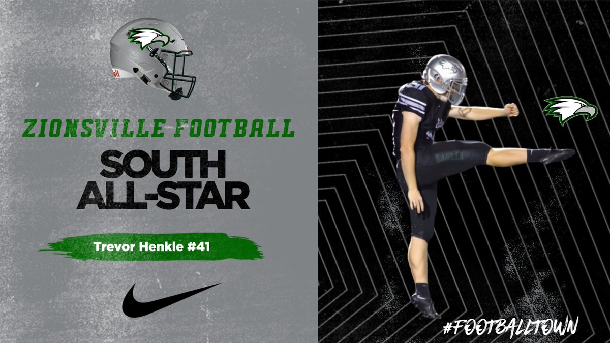 Congrats @TrevorHenkle for being selected to participate in the 2024 North/South All-Star Game! Well deserved! @CoachTurnquist @ZCSeagles @MyZvilleSchools @zyfleagle