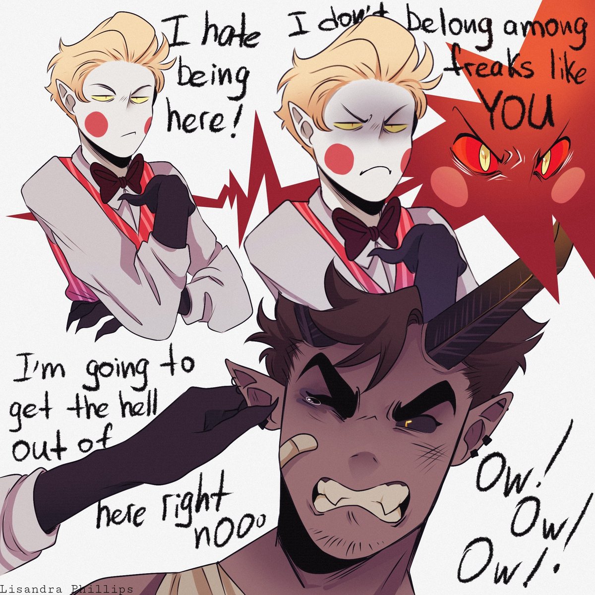 A line from the song 