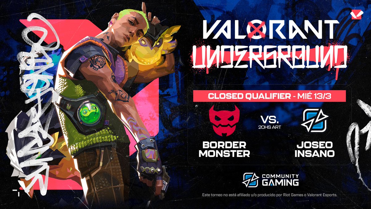 juli_labruna's tweet photo. 🏆 #VALORANTUnderground 🏆

LAST CHANCE! 🔥

Última oportunidad para ascender al mejor circuito competitivo del Tier 3 ⬇️

@JoseoBrigido:
@k9daki
@sashivlr
@oxygennfps
@saaayfps
@Sebaaah200

@BorderMonsters:
@alcafps
@bnjafps
@Haitamvlr
@sh0twell
@adifps

📅 MIE 13/3
⏰ 20hs https://t.co/8ljHuvr1J1