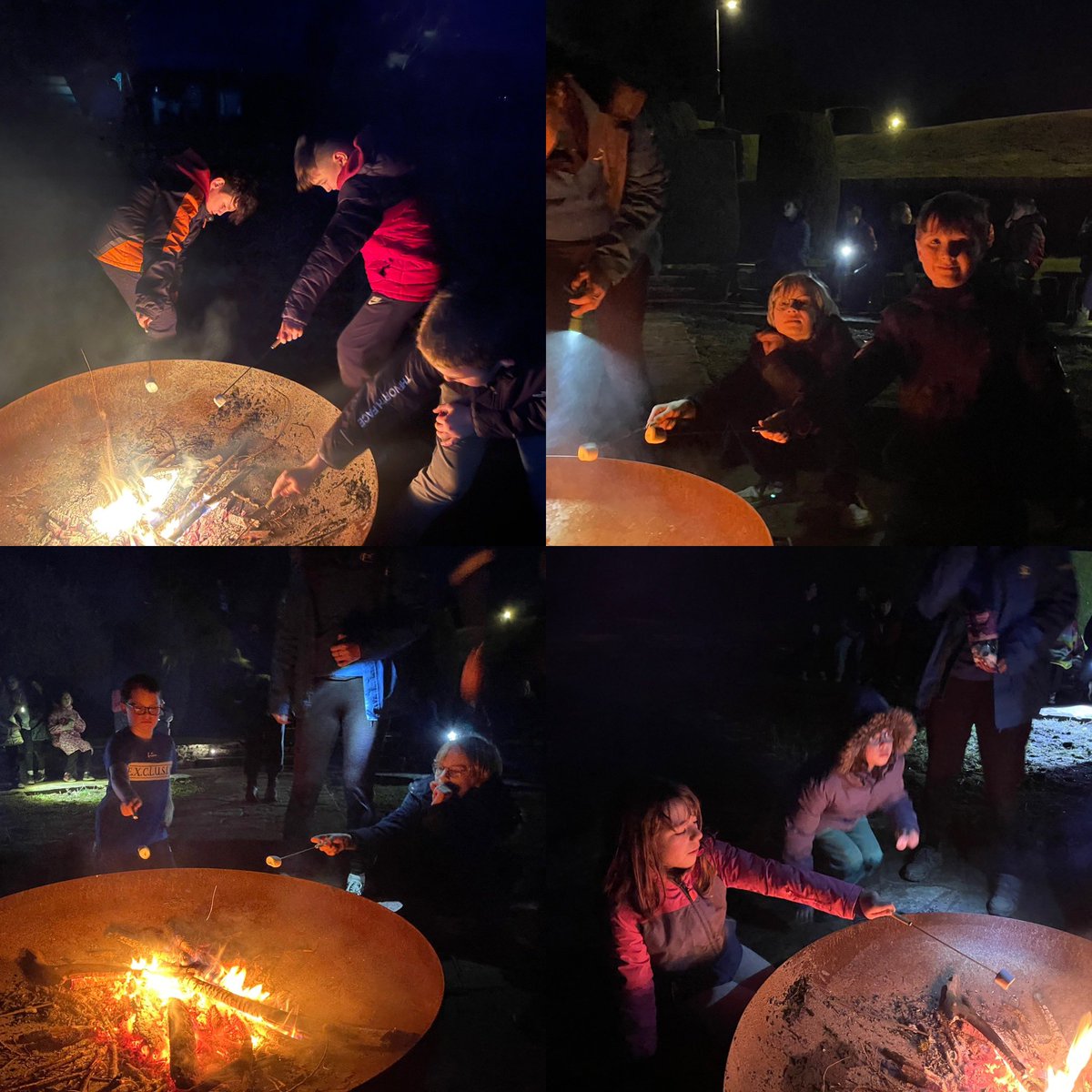 Final night at camp spent toasting marshmallows and singing songs round the campfire ⛺️ #stlukescurriculum