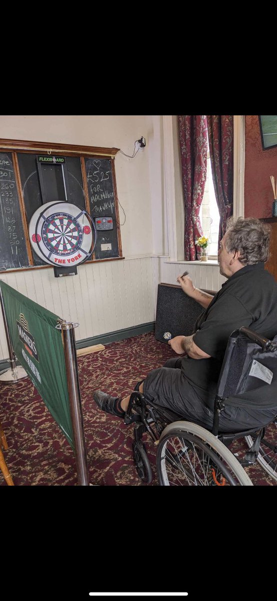 Great to see wheelchair players being able to play in pubs ⬆️🎯⬇️