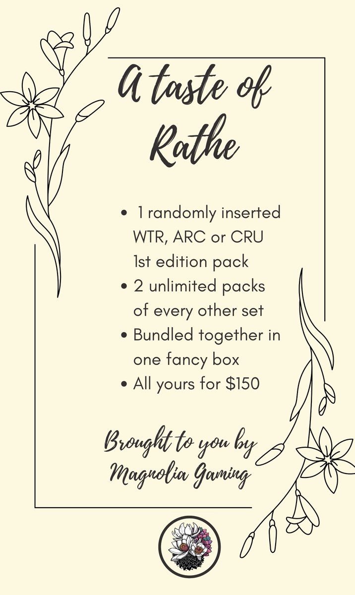 MagnoliaGaming1's tweet photo. Check out a tasting menu for our #fabtcg Pro Tour Los Angeles exclusive product 'A Taste of Rathe' 

More information coming soon 😉 https://t.co/7WvrXwFu7Q