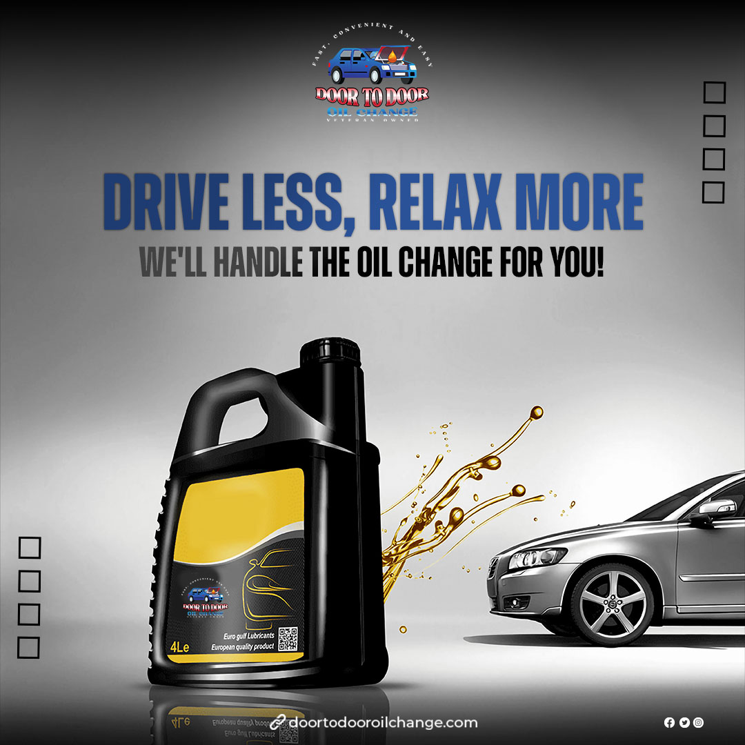 D2DOilChangeLLC's tweet photo. Less driving, more relaxation. That's the motto of our doorstep oil change service. Say goodbye to the stress of scheduling appointments and waiting at the mechanic. Sit back, relax, and let us handle the oil change for you!
Visit Our Website: https://t.co/egFakKO7dc https://t.co/1lOGUNa1J9