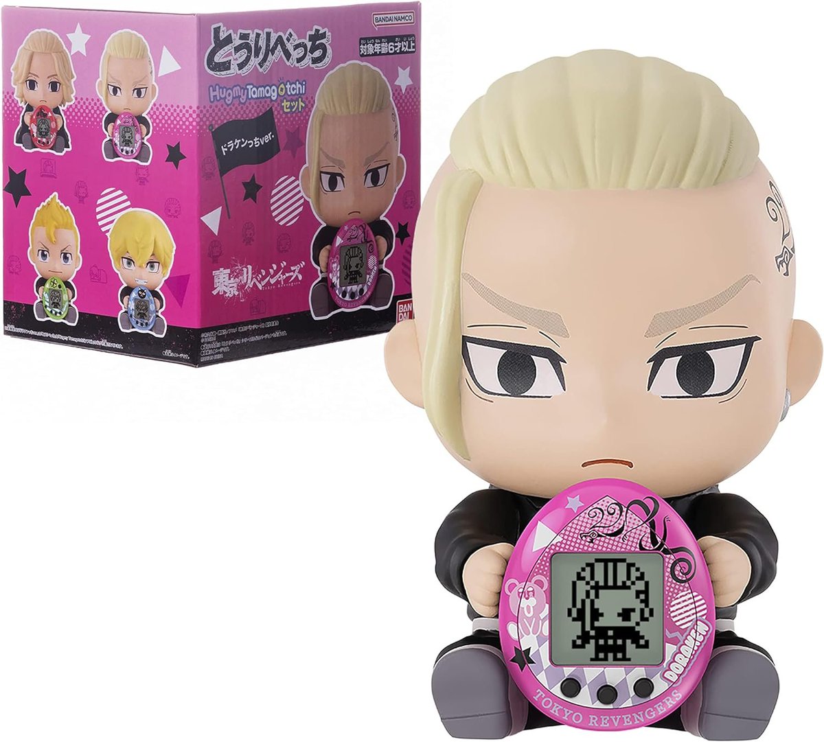 Wario64's tweet photo. Tamagotchi Nano x Tokyo Revengers - Draken, HugmyTamagotchi Vinyl Figure is $16.50 on Amazon https://t.co/No7Mf0mJH1 #ad https://t.co/ezhOOxpQ98
