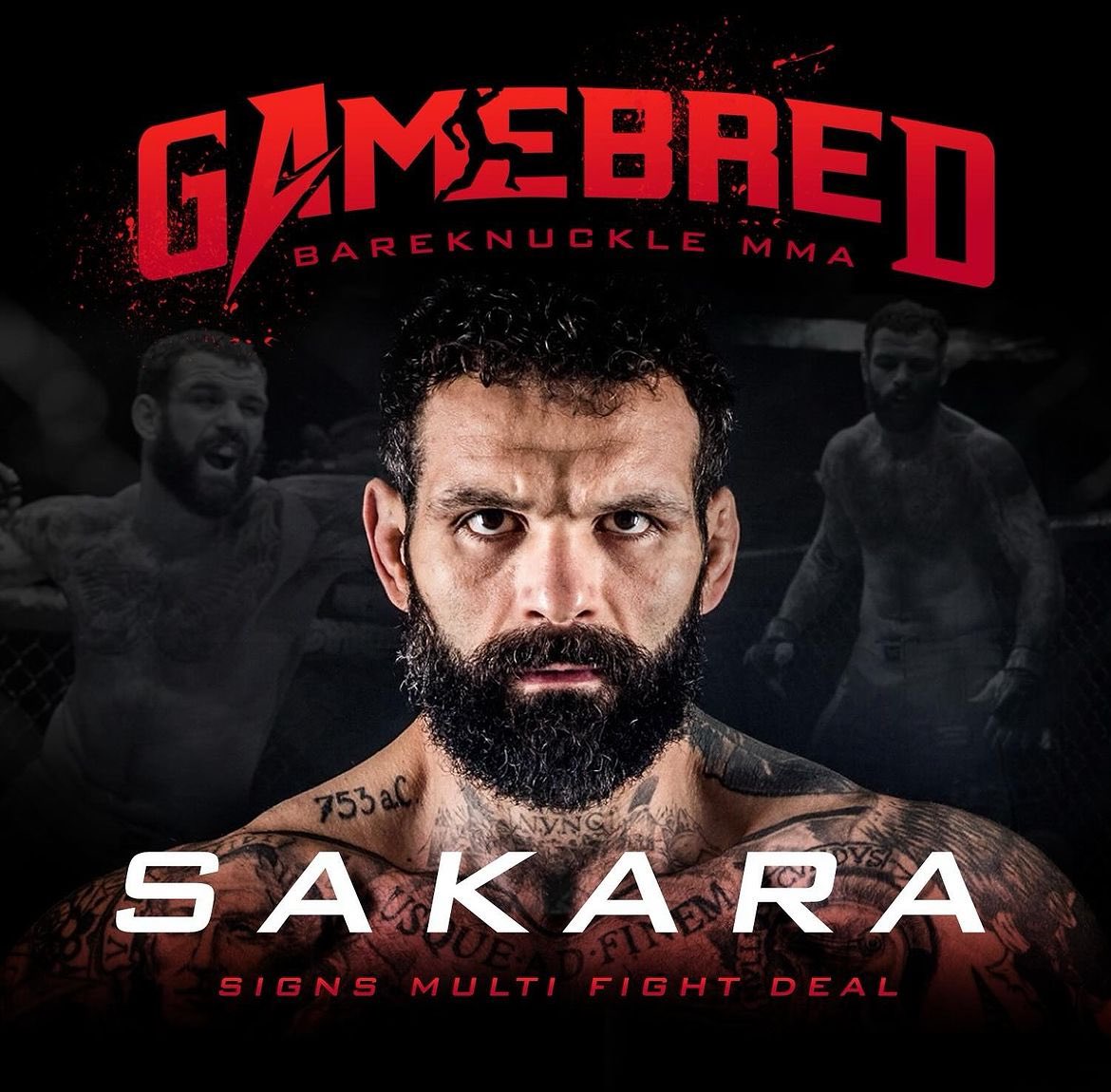 Long time Italian MMA veteran Alessio Sakara has signed a multi-fight contract with Gamebred FC ✍️ @GamebredFighter | @GamebredFC