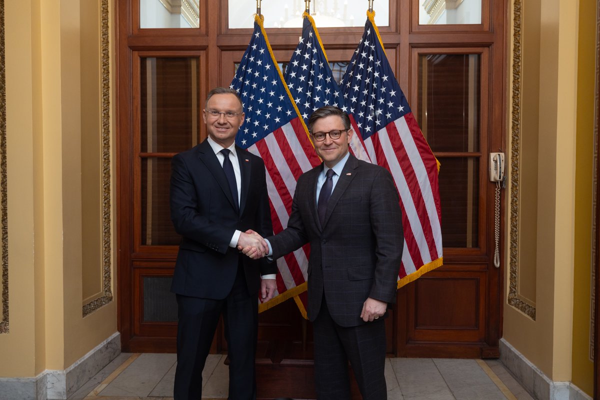 I was proud to host President Duda and the delegation from Poland in the Capitol to express Congress’ continued appreciation for the strong relationship between our two countries. As host to 10,000 American troops and one of America’s key NATO allies, Poland is a strategic…